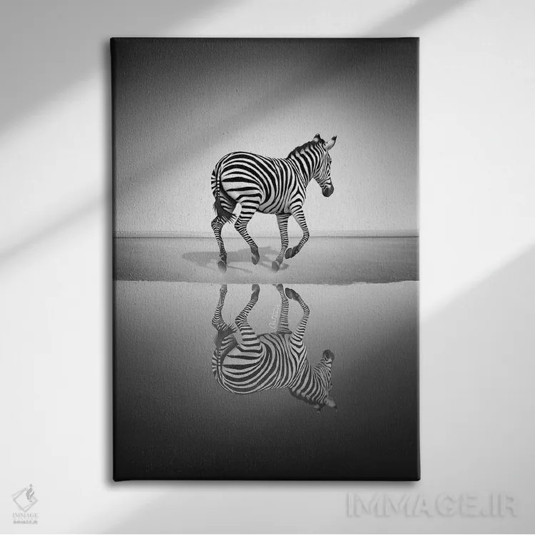 تابلو دریای آزادی اثر بن هاین (هنرمند بلژیکی) - نمای روبهرو روی دیوار