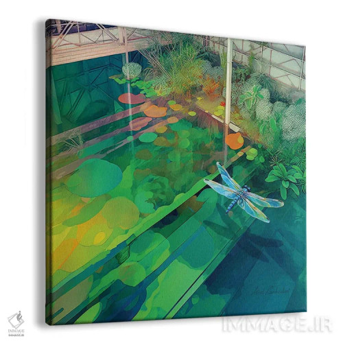 تابلو حوضچه معلق اثر ابوال بهادری - نمای پرسپکتیو محصول