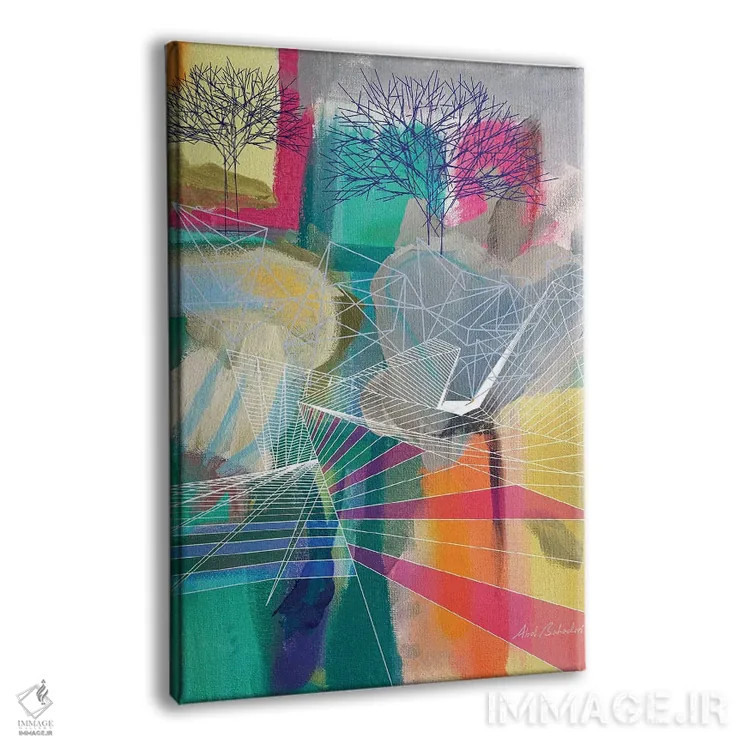 تابلو کوهنوردی اثر ابوال بهادری - نمای پرسپکتیو محصول