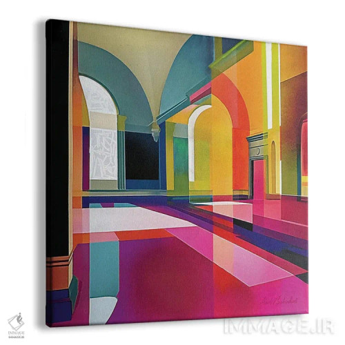 تابلو طاق شکافته اثر ابوال بهادری - نمای پرسپکتیو محصول