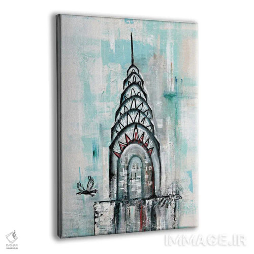 تابلو ساختمان کرایسلر (دکو هنری نیویورک) اثر آنجلا بیسون - نمای پرسپکتیو محصول
