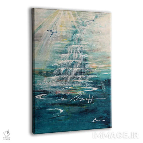 تابلو رودخانهٔ زندگی اثر آنجلا بیسون - نمای پرسپکتیو محصول