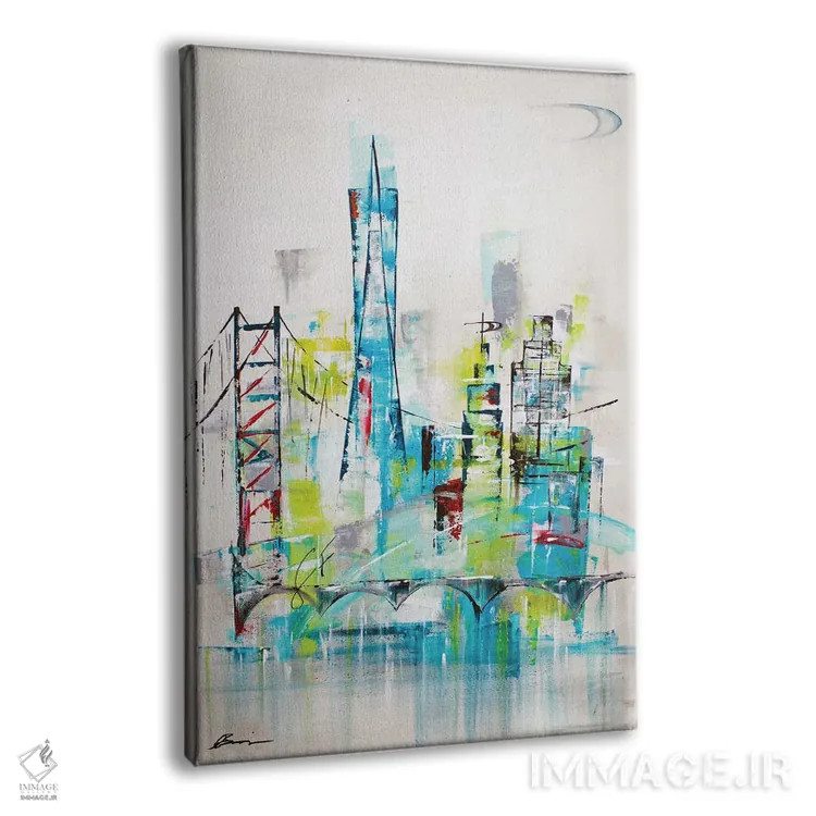 تابلو سانفرانسیسکو میانهقرن اثر آنجلا بیسون - نمای پرسپکتیو محصول