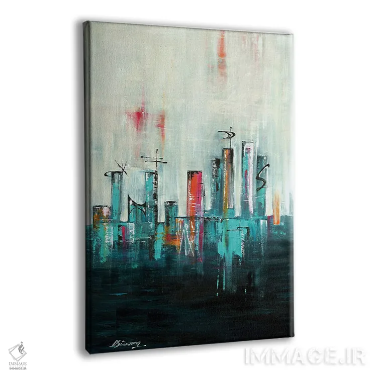 تابلو افق آپتاون میانهقرن XXI اثر آنجلا بیسون - نمای پرسپکتیو محصول