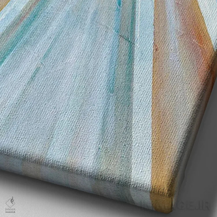 تابلو عقاب آزادی دکو هنری اثر آنجلا بیسون - نمای نزدیک بافت بوم