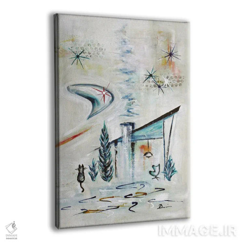 تابلو شادی مدرن میانهقرن II اثر آنجلا بیسون - نمای پرسپکتیو محصول