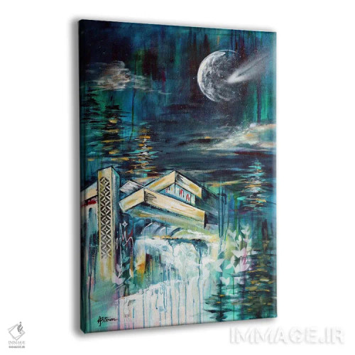 تابلو هارمونی XVII اثر آنجلا بیسون - نمای پرسپکتیو محصول