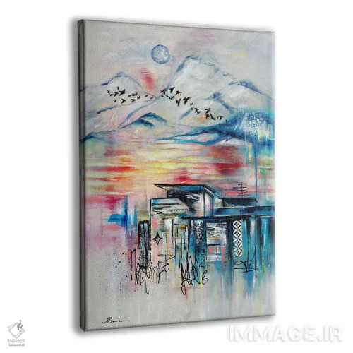 تابلو هارمونی VIII اثر آنجلا بیسون - نمای پرسپکتیو محصول