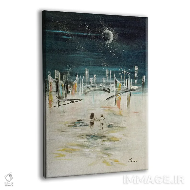 تابلو رویای میانهقرن IV اثر آنجلا بیسون - نمای پرسپکتیو محصول