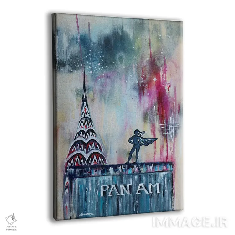 تابلو موکسی نیویورک I اثر آنجلا بیسون - نمای پرسپکتیو محصول