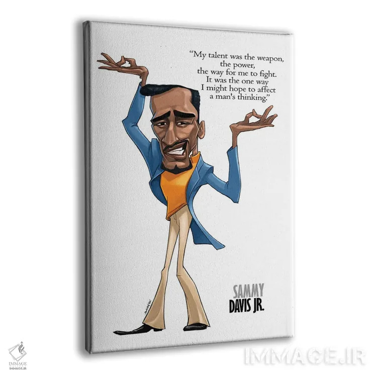 تابلو سمی دیویس جونیور (شخصیت هنری) اثر اندرو بیلی - نمای پرسپکتیو محصول