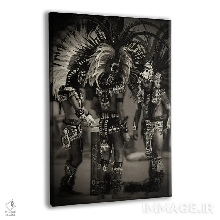 تابلو رقصندگان آتشی آزتک اثر بنجامین پاجت - نمای پرسپکتیو محصول