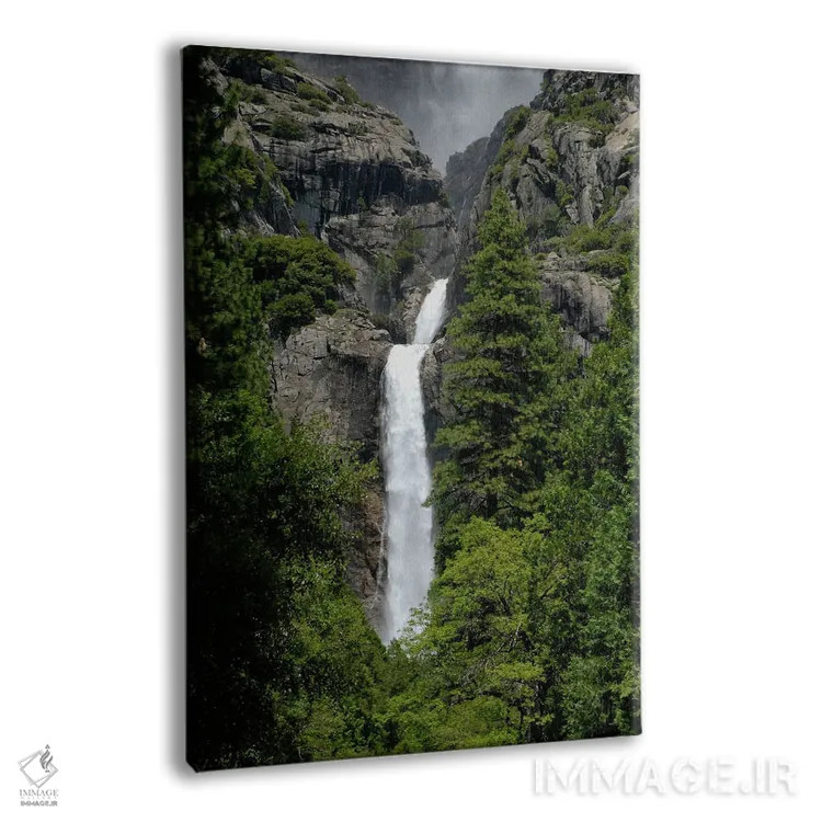 تابلو منظرهٔ آبشار پایین یوسیمیتی اثر بنجامین پاجت - نمای پرسپکتیو محصول