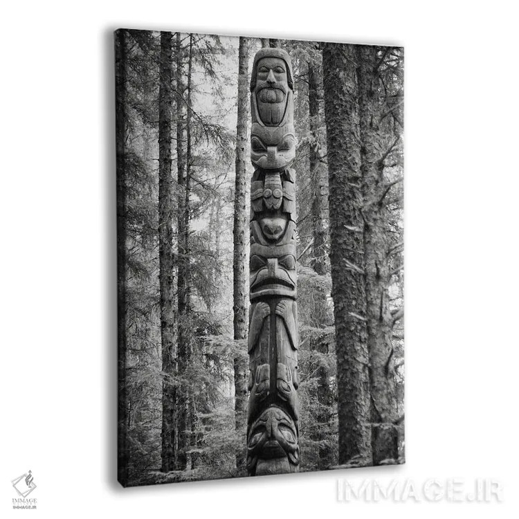 تابلو توتم افسانهای معاملهگر اثر بنجامین پاجت - نمای پرسپکتیو محصول