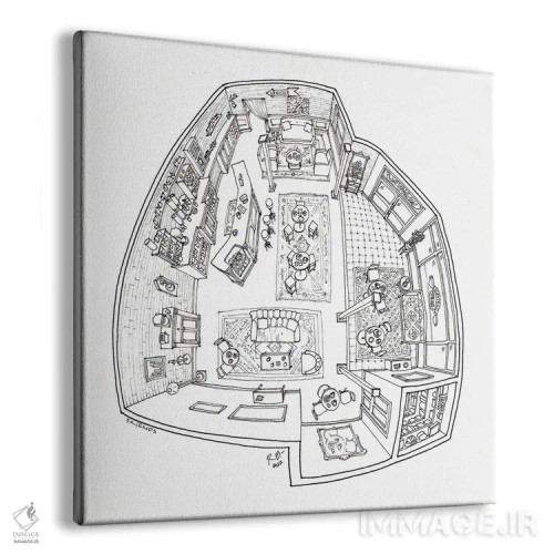 تابلو نمای چشمماهی سنترال پرک (دوستان) اثر بیکِیآرتکت (استودیو هنر و معماری) - نمای پرسپکتیو محصول