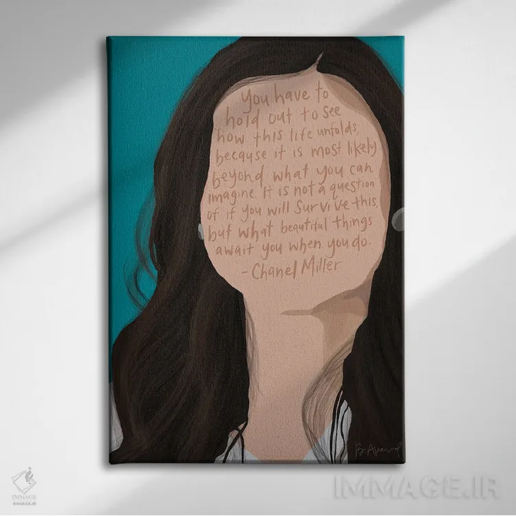 تابلو شنل میلر اثر بک آکارد - نمای روبهرو روی دیوار