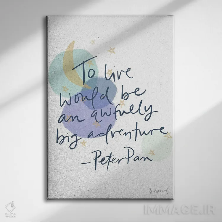 تابلو پیتر پن اثر بک آکارد - نمای روبهرو روی دیوار