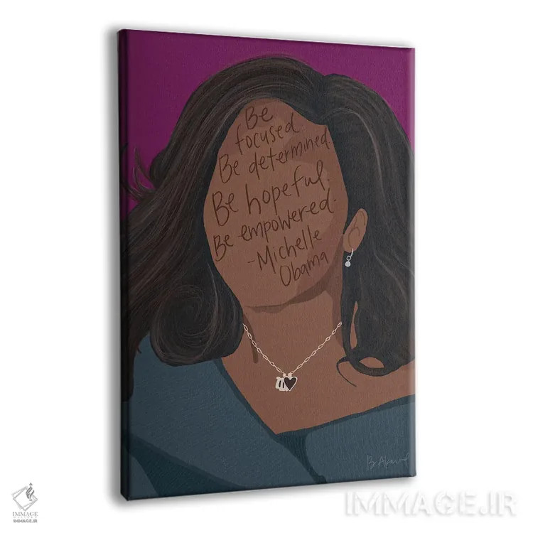 تابلو میشل اوباما اثر بک آکارد - نمای پرسپکتیو محصول