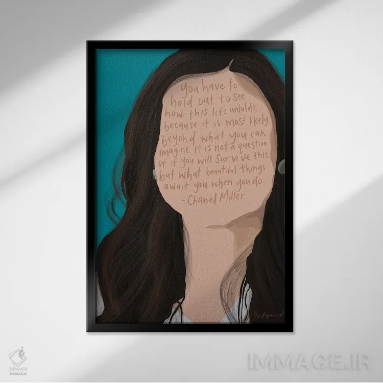 تابلو شنل میلر اثر بک آکارد - نمای قابدار مشکی