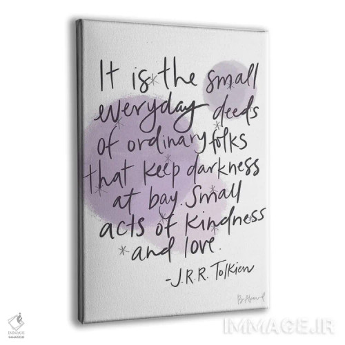 تابلو جی. آر. آر. تالکین اثر بک آکارد - نمای پرسپکتیو محصول