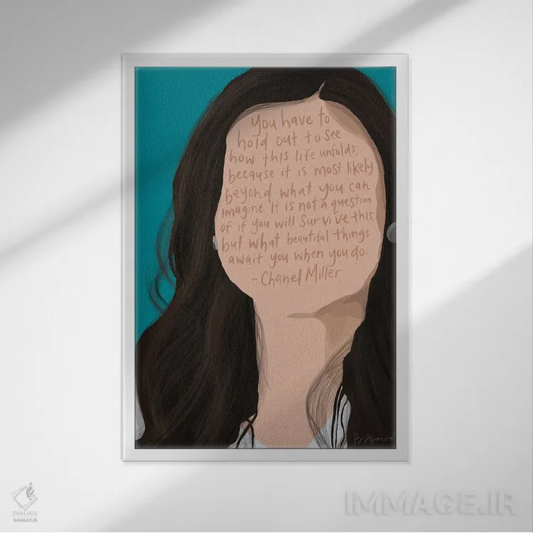 تابلو شنل میلر اثر بک آکارد - نمای قابدار سفید