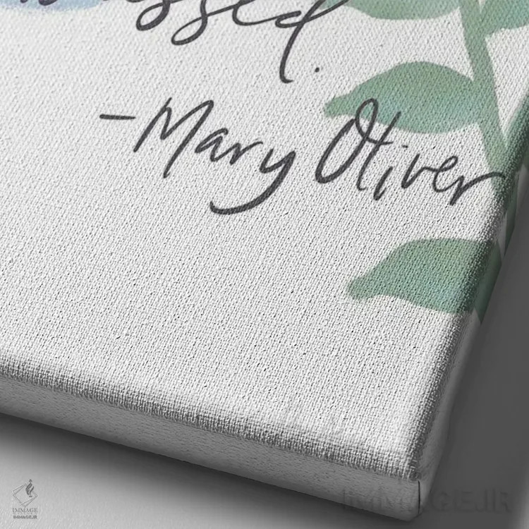 تابلو مری اولیور (خجسته) اثر بک آکارد - نمای نزدیک بافت بوم