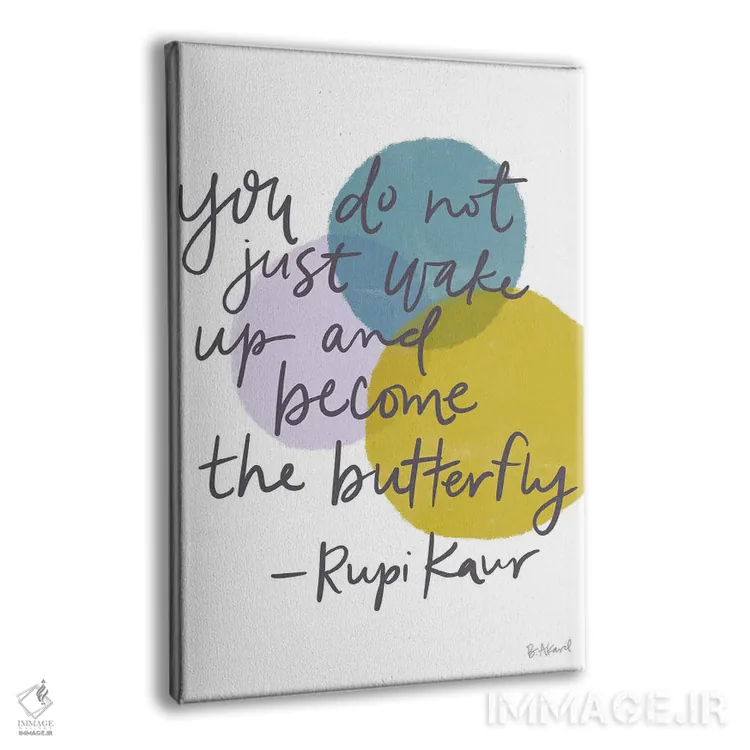 تابلو روبی کائور (پروانه) اثر بک آکارد - نمای پرسپکتیو محصول