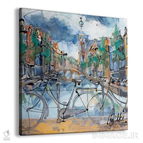 تابلو دمیها (لقب/نام) اثر ماریکه بکه - نمای پرسپکتیو محصول