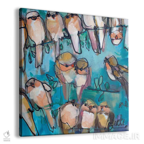 تابلو چهل دوستداشتنی اثر ماریکه بکه - نمای پرسپکتیو محصول