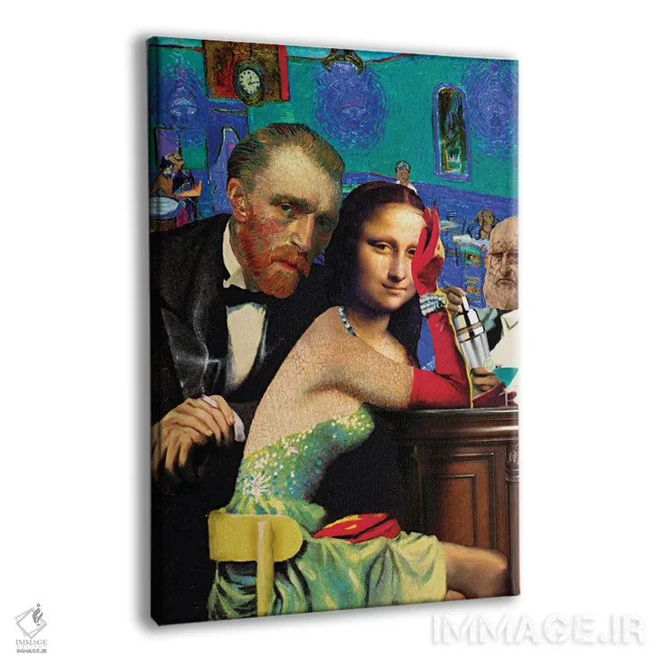 تابلو دوشنبه آبی اثر بری کایت - نمای پرسپکتیو محصول