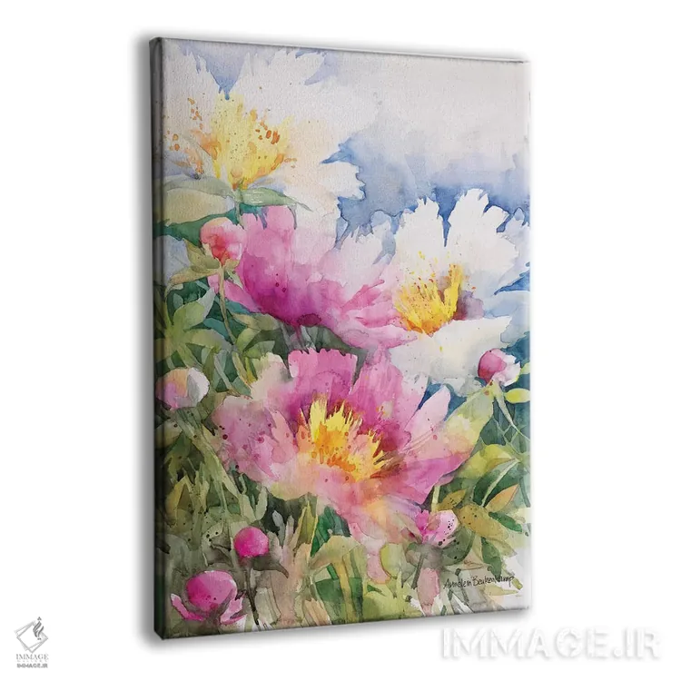 تابلو اجرای گل صدتومانی اثر آنلاین بوکنکمپ - نمای پرسپکتیو محصول