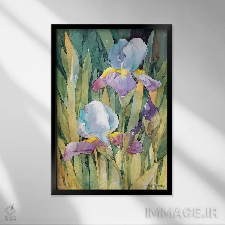 تابلو زیر خورشید اثر آنلاین بوکنکمپ - نمای قابدار مشکی