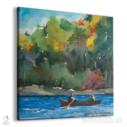 تابلو آرامش اثر آنلاین بوکنکمپ - نمای پرسپکتیو محصول