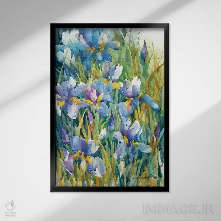 تابلو پیامآوران تابستان اثر آنلاین بوکنکمپ - نمای قابدار مشکی