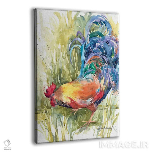 تابلو فواره پرها اثر آنلاین بوکنکمپ - نمای پرسپکتیو محصول