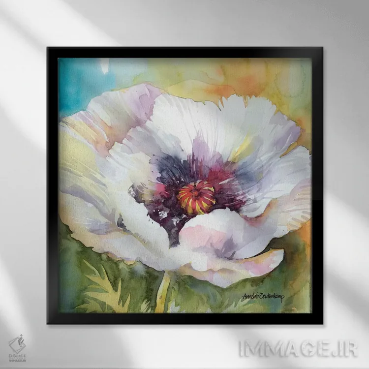 تابلو باشکوه اثر آنلاین بوکنکمپ - نمای قابدار مشکی