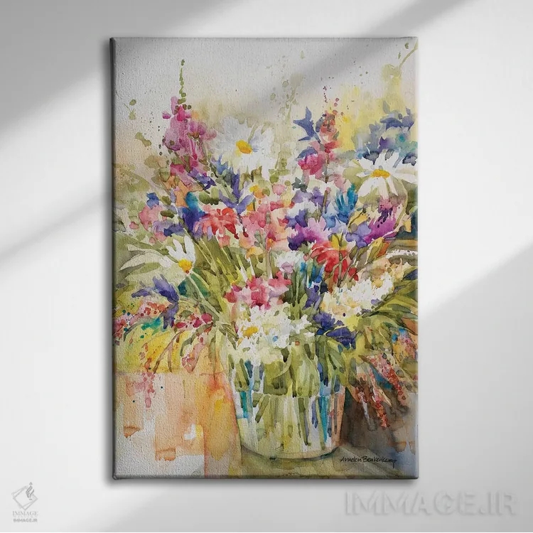 تابلو ترکیب و تطبیق اثر آنلاین بوکنکمپ - نمای روبهرو روی دیوار