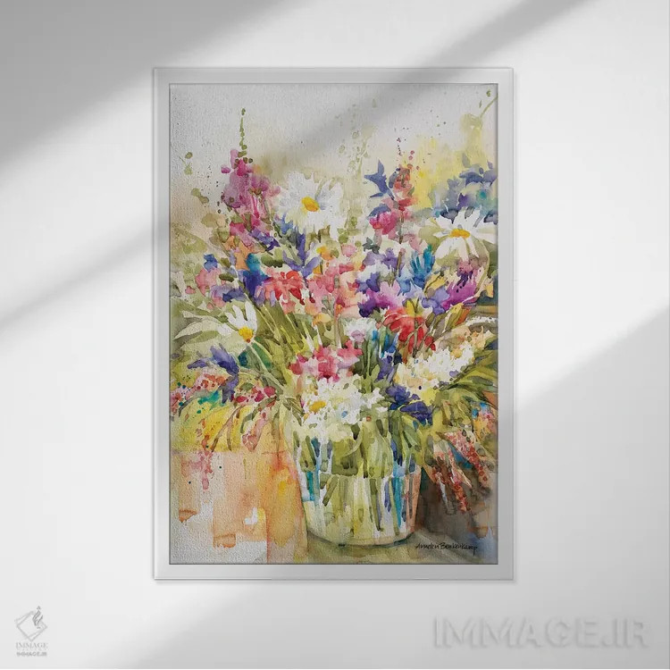 تابلو ترکیب و تطبیق اثر آنلاین بوکنکمپ - نمای قابدار سفید