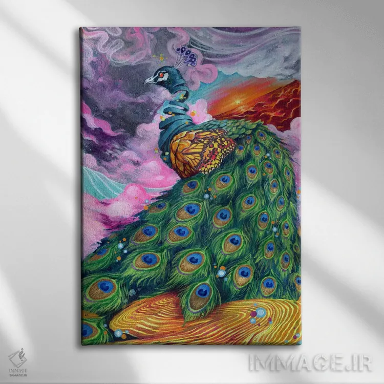 تابلو بسیار باکلاس اثر آرت برادران اسوارتز (استودیوی هنری) - نمای روبهرو روی دیوار