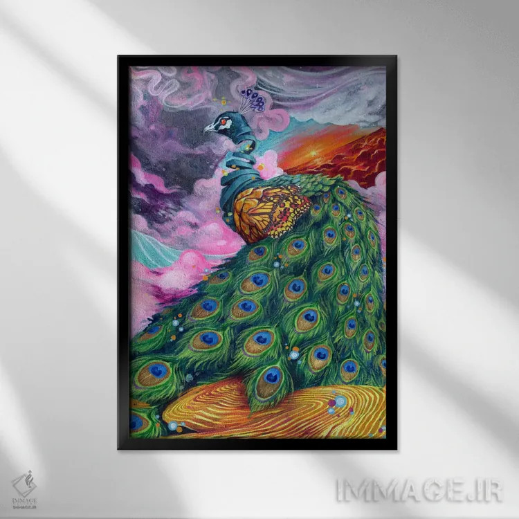 تابلو بسیار باکلاس اثر آرت برادران اسوارتز (استودیوی هنری) - نمای قابدار مشکی