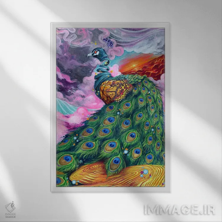 تابلو بسیار باکلاس اثر آرت برادران اسوارتز (استودیوی هنری) - نمای قابدار سفید