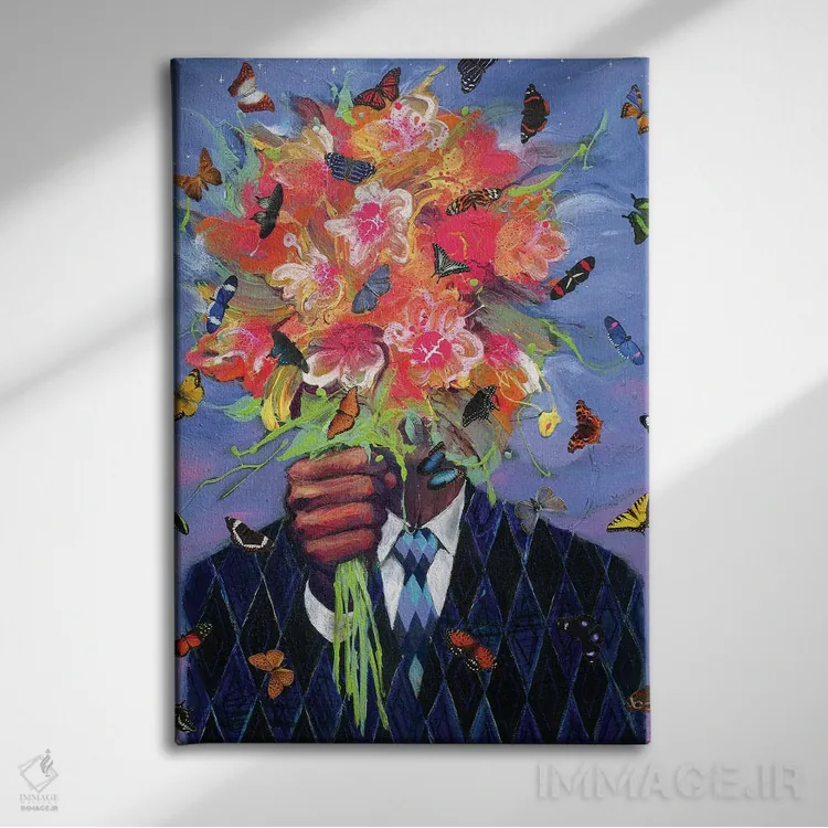 تابلو قرار با سرنوشت اثر آرت برادران اسوارتز (استودیوی هنری) - نمای روبهرو روی دیوار