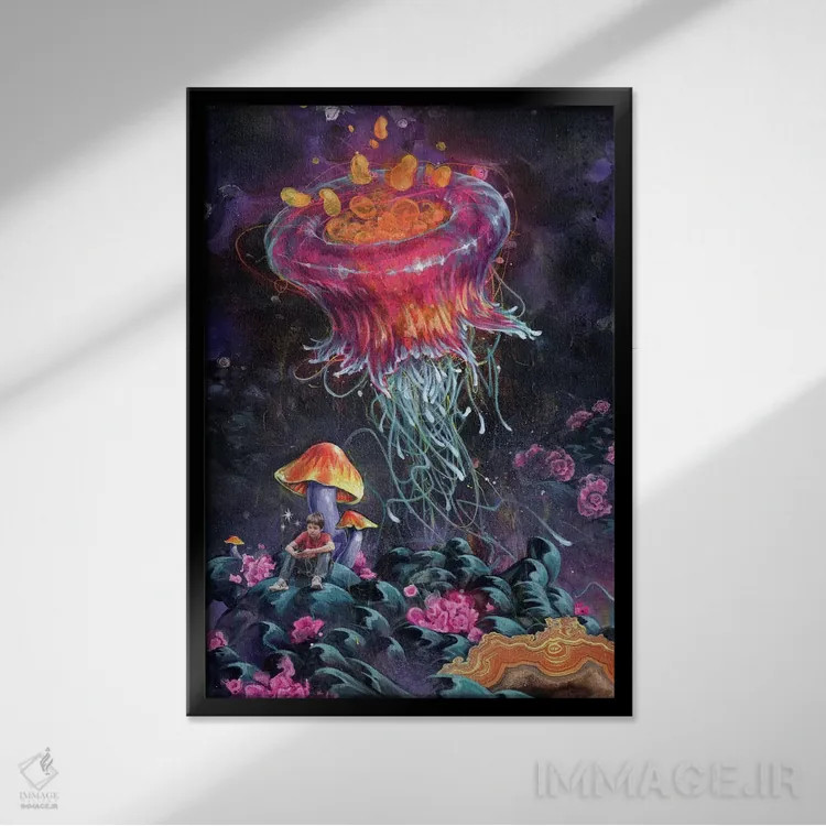 تابلو منظرهٔ صوتی اثر آرت برادران اسوارتز (استودیوی هنری) - نمای قابدار مشکی