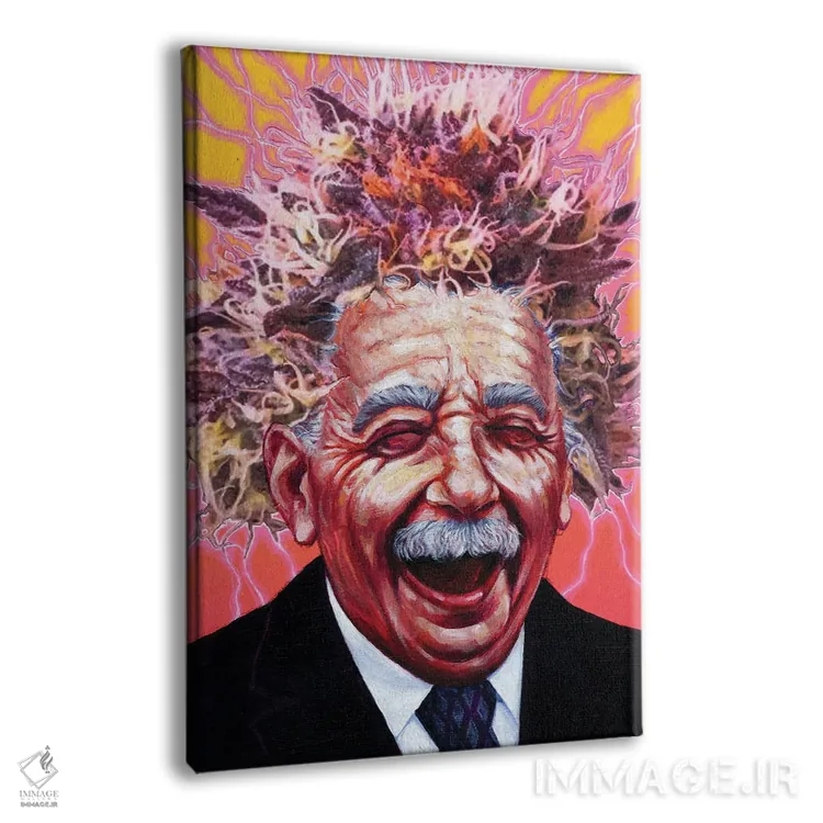 تابلو آلبرت پاینشتاین اثر آرت برادران اسوارتز (استودیوی هنری) - نمای پرسپکتیو محصول