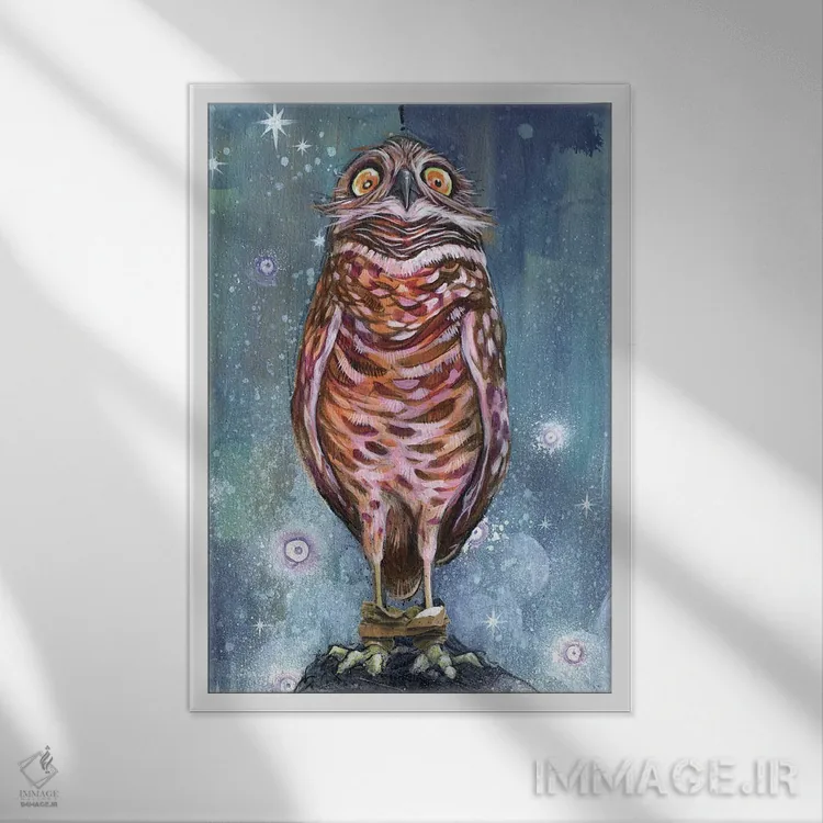 تابلو اینجا همه دوستیم، درسته؟ اثر آرت برادران اسوارتز (استودیوی هنری) - نمای قابدار سفید