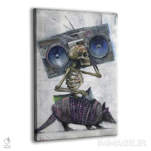 تابلو نه میتونه متوقف شه نه میخواد اثر آرت برادران اسوارتز (استودیوی هنری) - نمای پرسپکتیو محصول
