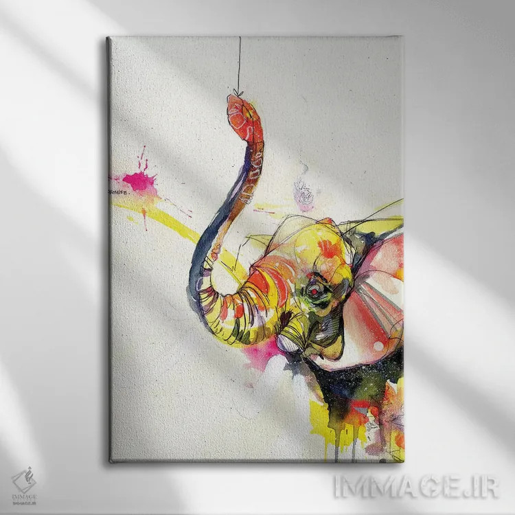 تابلو چوب کبریت سوخته اثر آرت برادران اسوارتز (استودیوی هنری) - نمای روبهرو روی دیوار