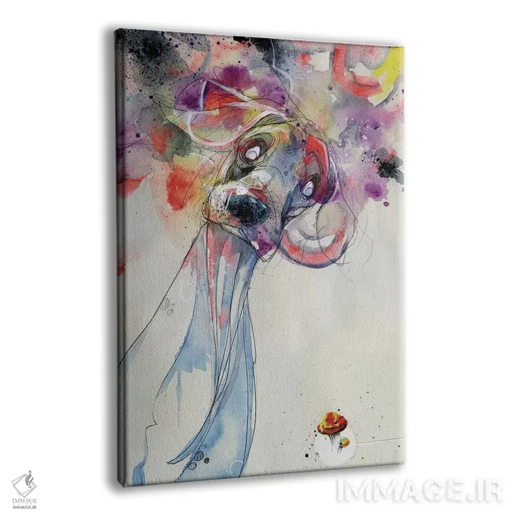 تابلو رنگ خارج از خطوطت اثر آرت برادران اسوارتز (استودیوی هنری) - نمای پرسپکتیو محصول