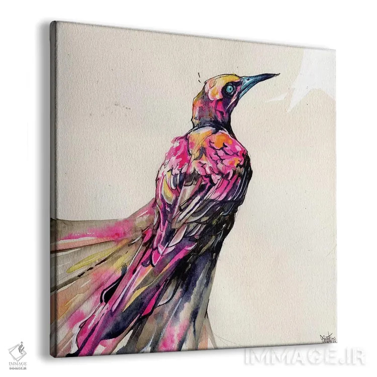 تابلو گراکل I (پرنده) اثر آرت برادران اسوارتز (استودیوی هنری) - نمای پرسپکتیو محصول