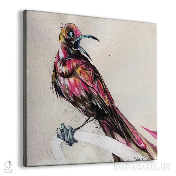 تابلو گراکل III (پرنده) اثر آرت برادران اسوارتز (استودیوی هنری) - نمای پرسپکتیو محصول